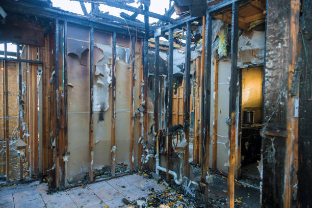 Professional Soot Cleanup technician working in Chantilly, VA
